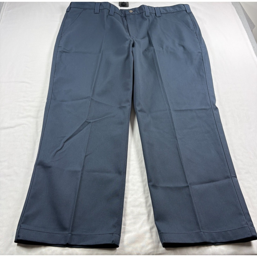 Carhartt Blended Twill Pants Mens 48x30 Blue Workwear Heavy Duty NEW